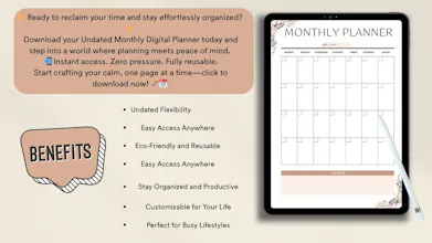Monthly Digital Planner gallery image