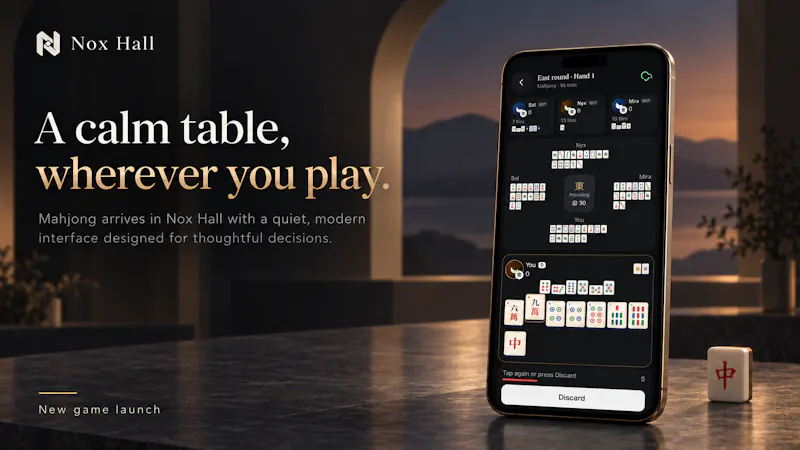 Nox Hall - New Game Mahjong! screenshot 3