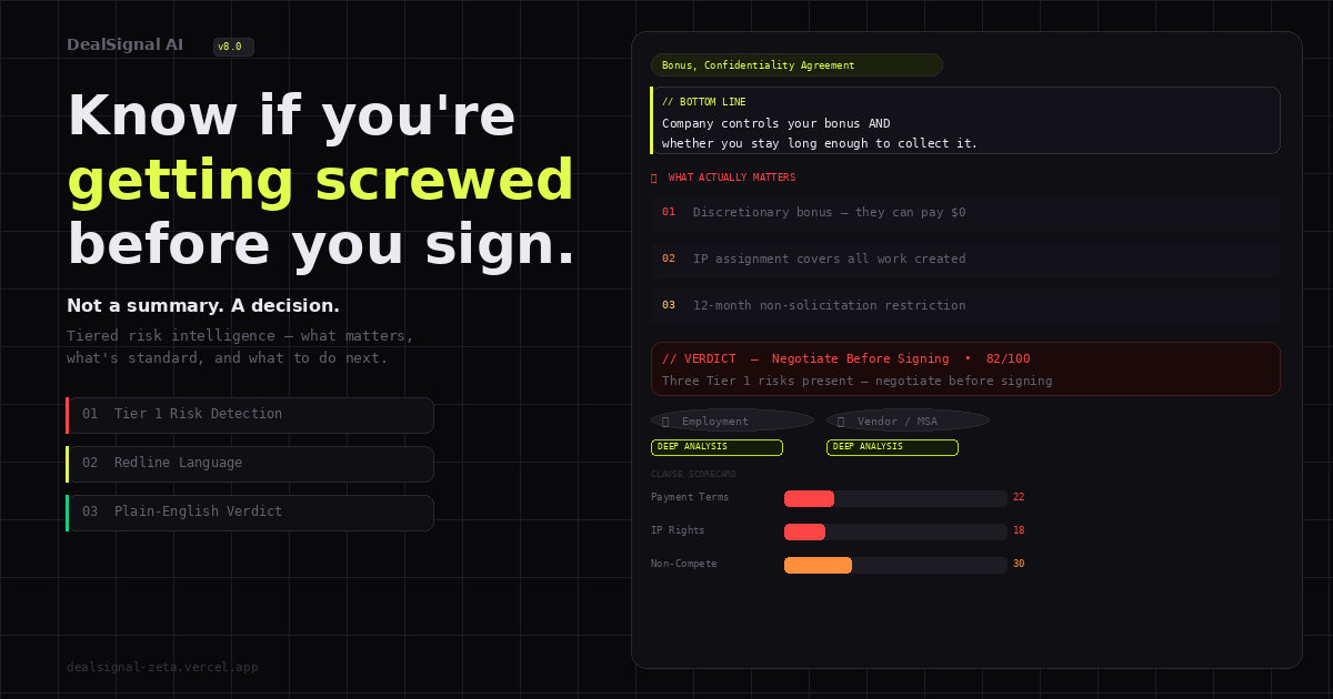 DealSignal AI gallery image