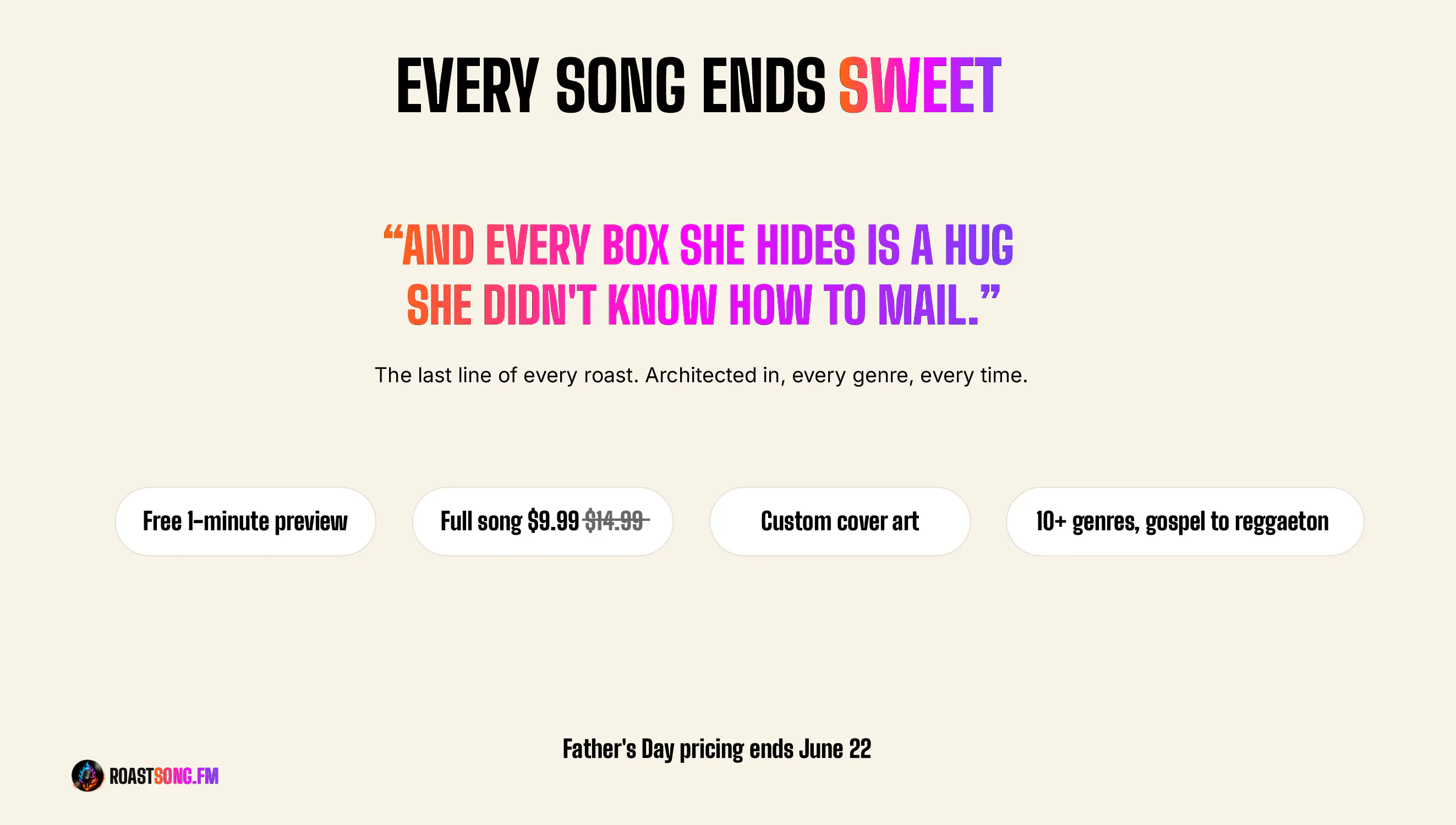 RoastSong.fm gallery image