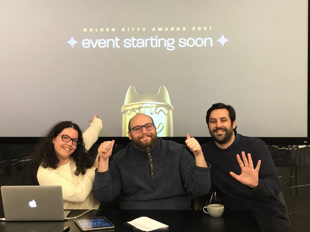 Tuğçe İçözü (me) with second cohort of Istanbul Ambassadors, Arda Öztürk and Taylan Kaymakcı