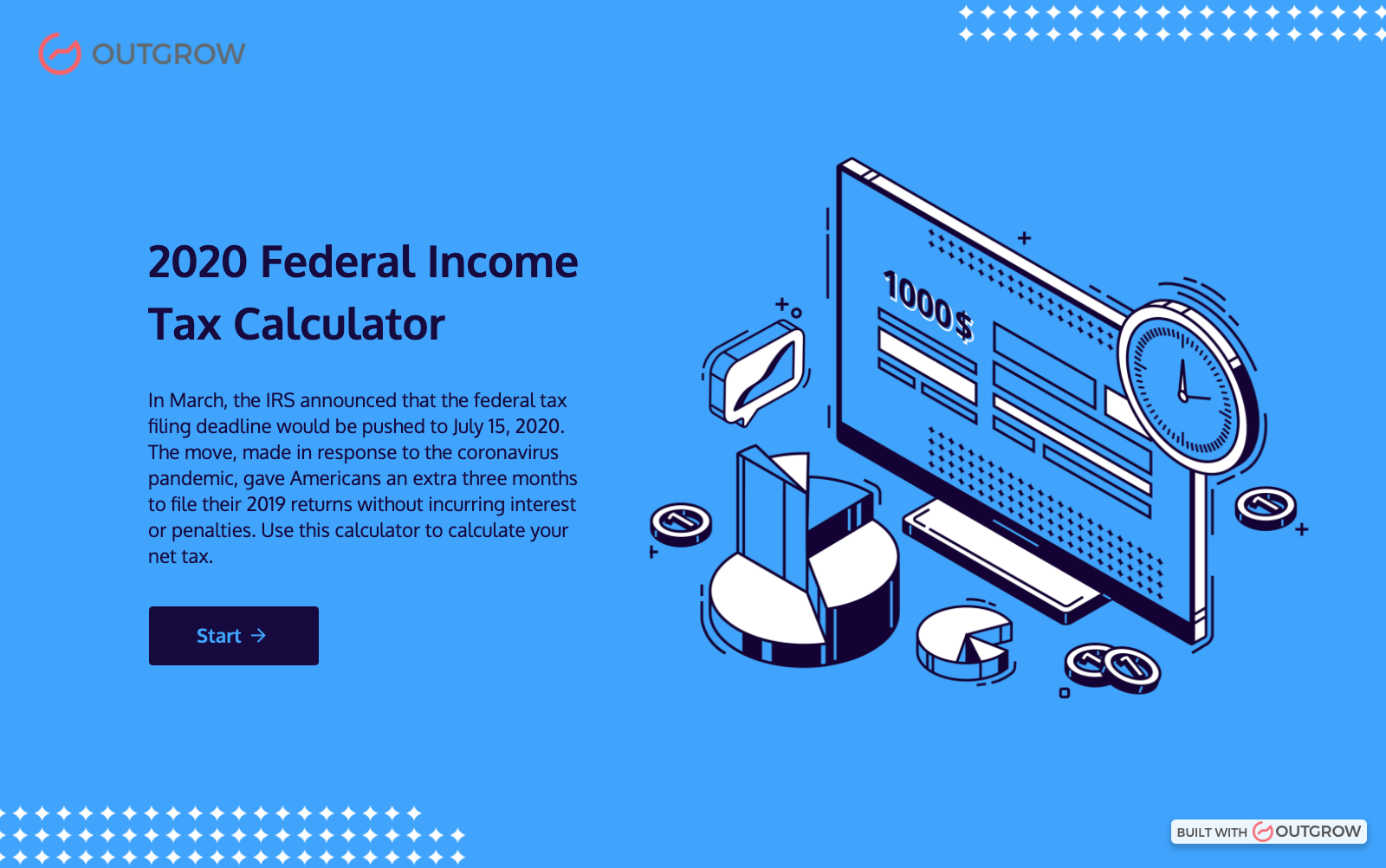 US Income Tax Calculator 2020 gallery image