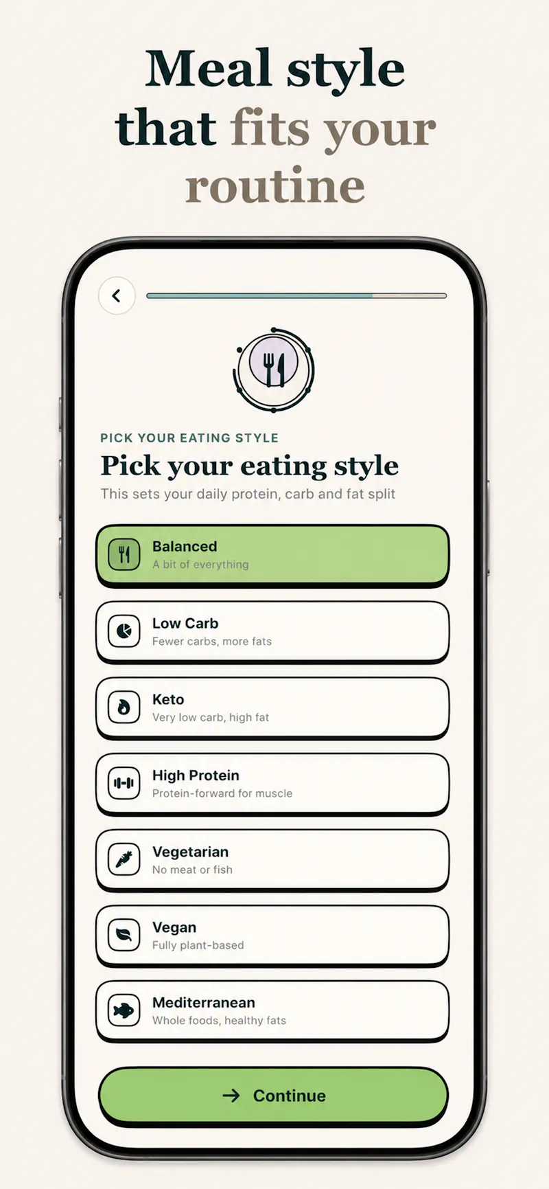 Cute UI For Low Calorie Foods screenshot 3