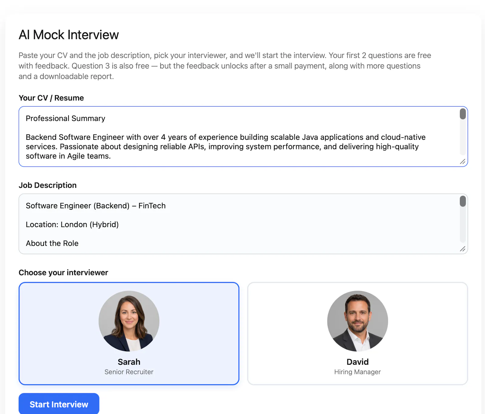OneSwifty Mock Interview screenshot 4