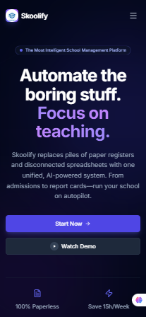 Skoolify Nigeria - Main product screenshot demonstrating key features and user interface