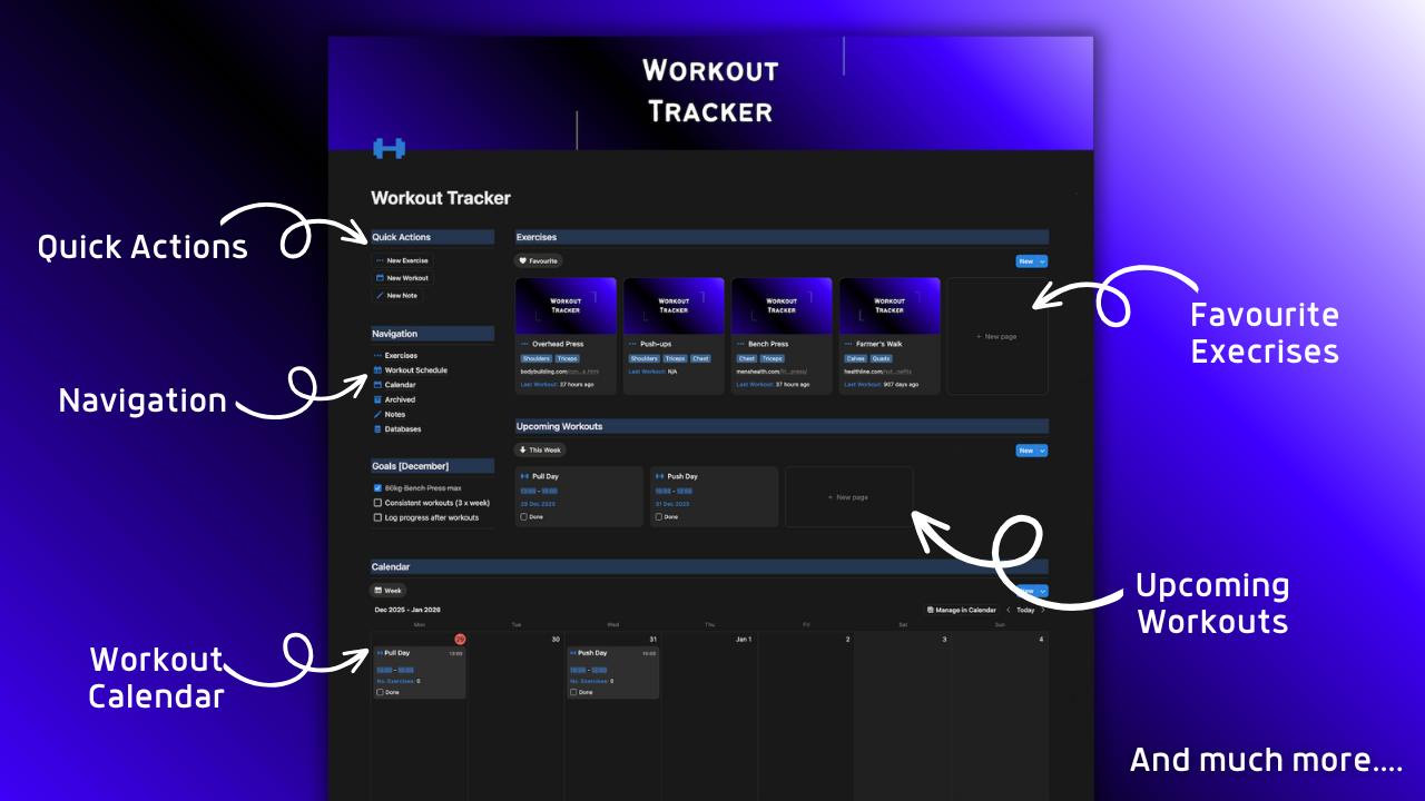 Workout Tracker gallery image