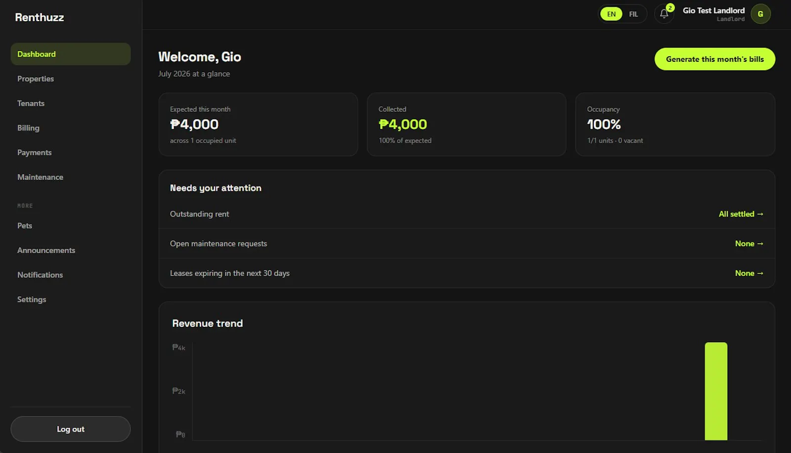 Renthuzz screenshot 4