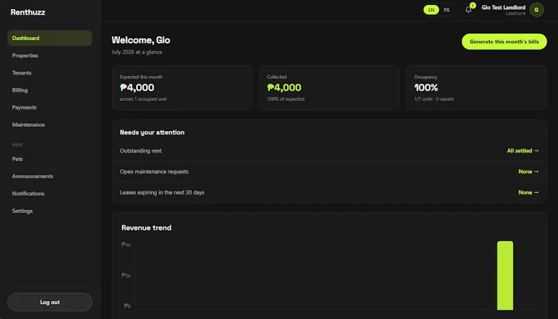 Renthuzz screenshot 4