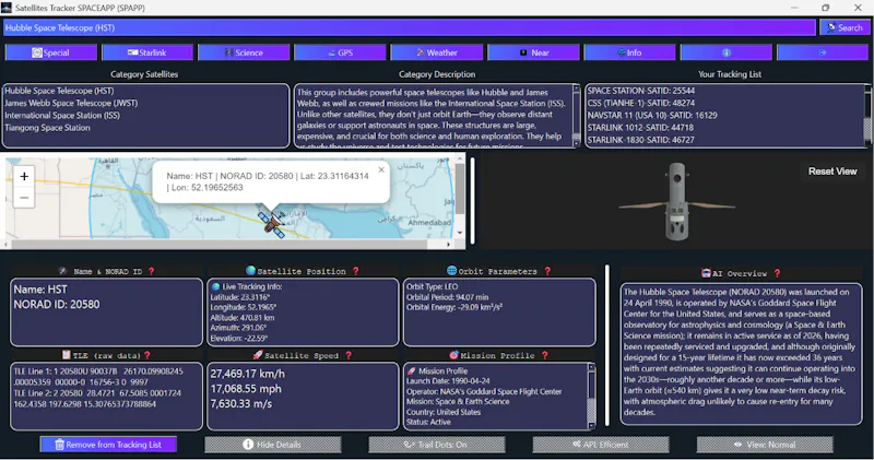 SPACEAPP v5.6 — Project Horizons screenshot 3