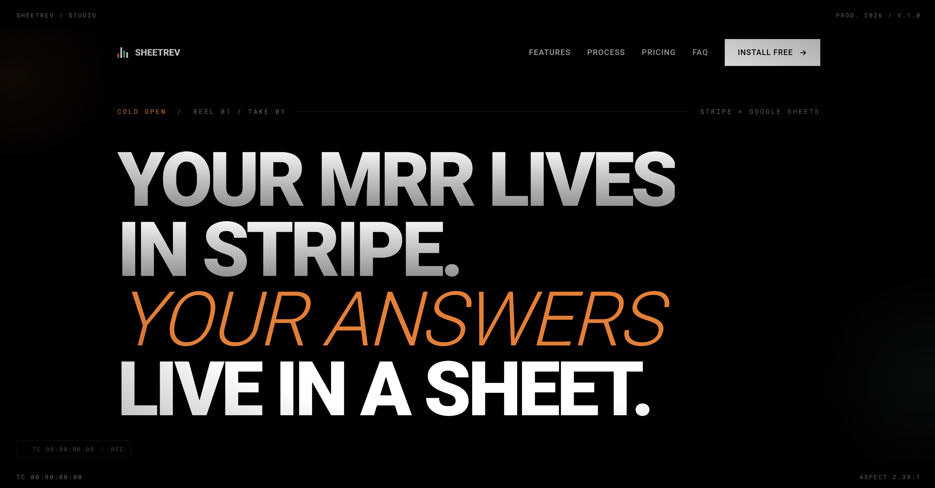 Sheetrev / Your MRR, in your sheet. gallery image