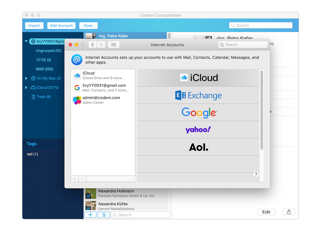 Média Cisdem Contactsmate - Gestionnaire de contacts tout-en-un pour Mac & Windows 2