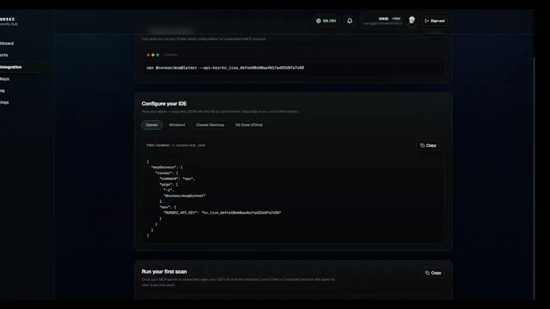 RunSec screenshot 1 (video preview)