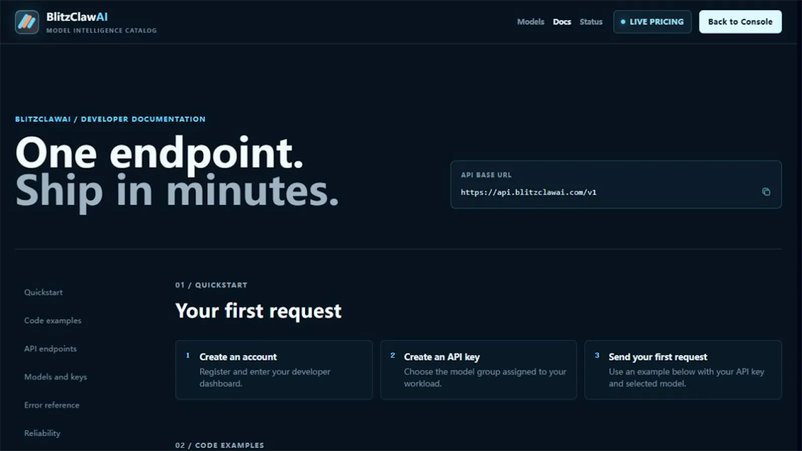 BlitzClawAI screenshot 2