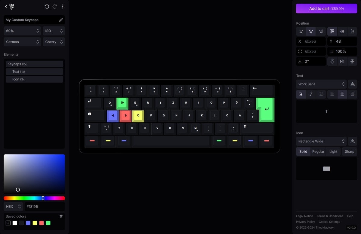 Thockfactory - Ordina i tuoi tasti personalizzati utilizzando il nostro configuratore online media 1