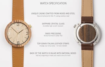 TwinsWatches | Wood and Steel watches gallery image