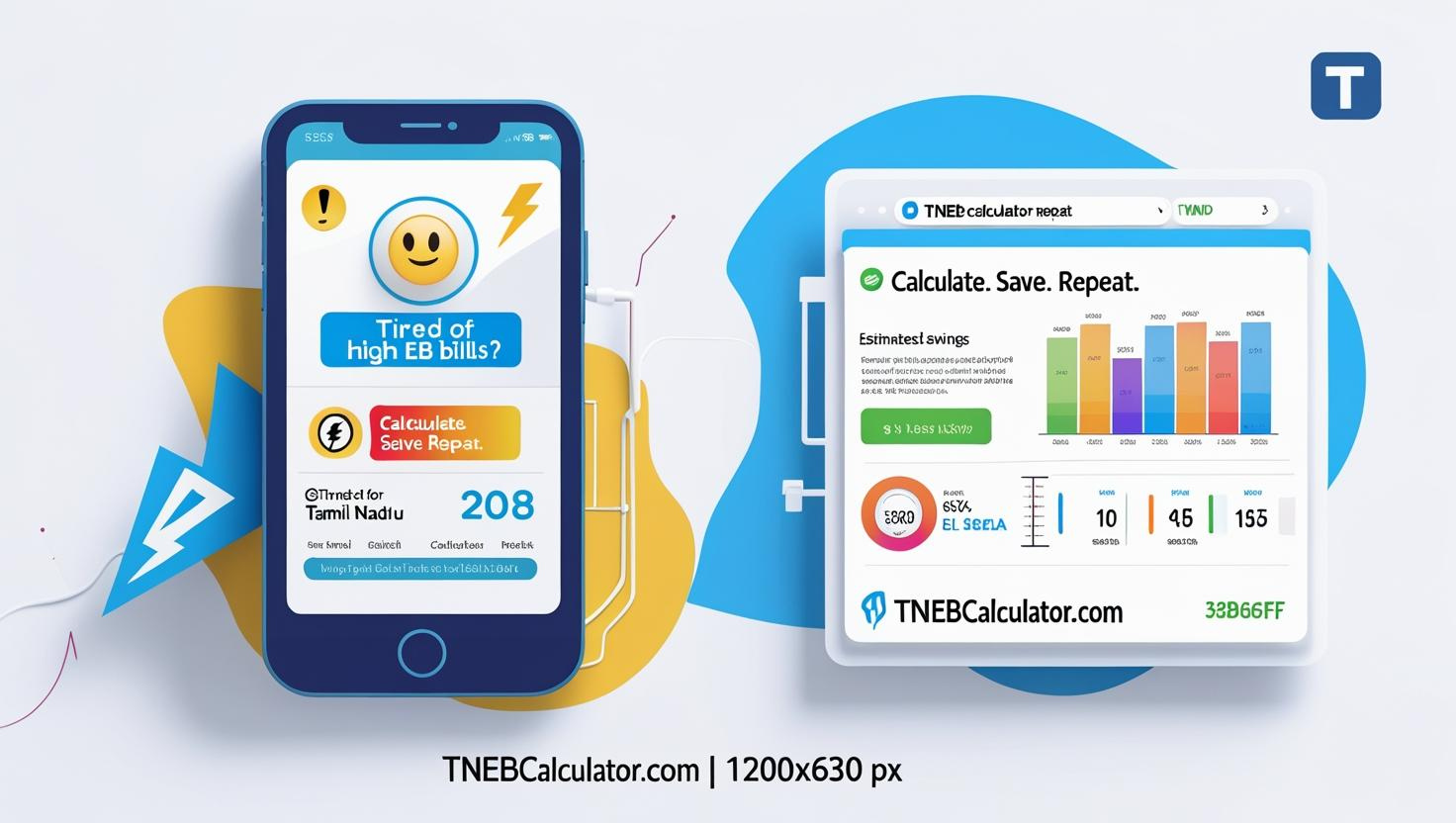 Calculadora de facturas de Tamil Nadu EB - La calculadora de facturas de TNEB más inteligente de la India para ayudarlo a ahorrar dinero media 1
