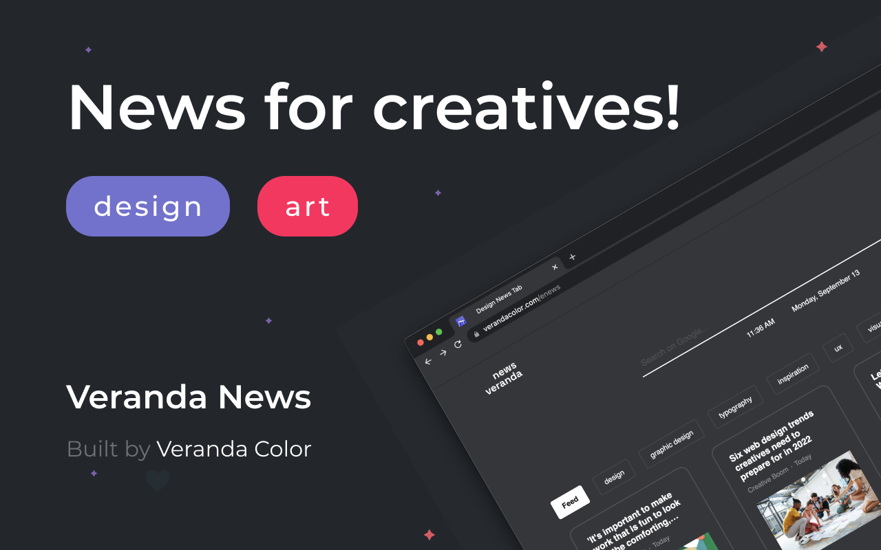 Design News Tab for Chrome gallery image