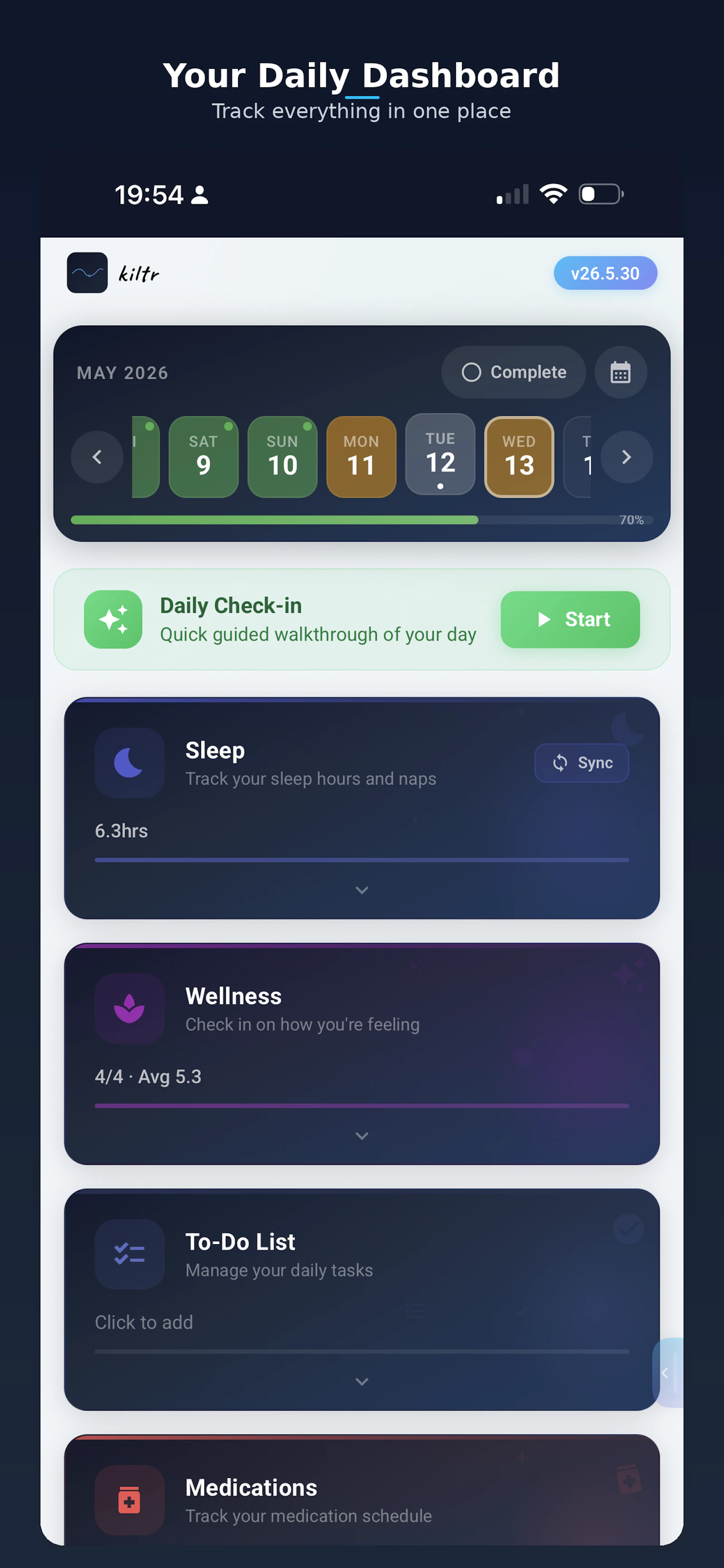 Kiltr screenshot 2
