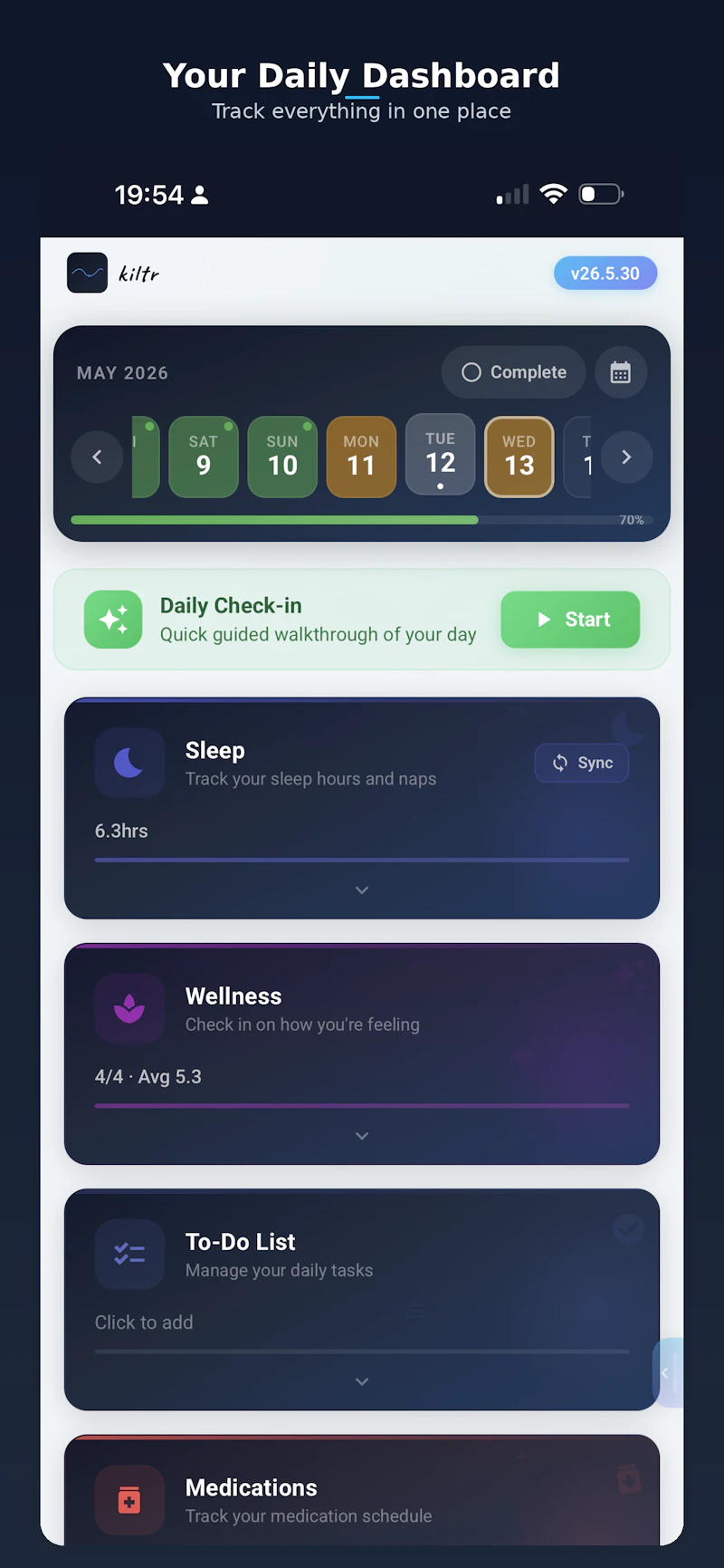 Kiltr screenshot 2
