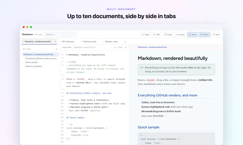 Markdown Preview screenshot 13