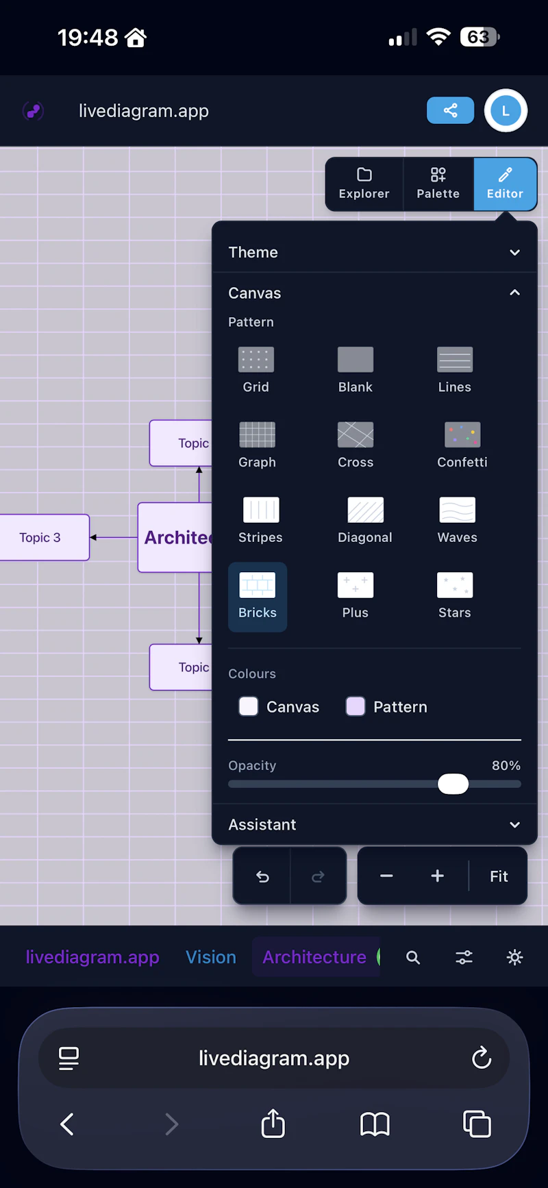 livediagram.app screenshot 7