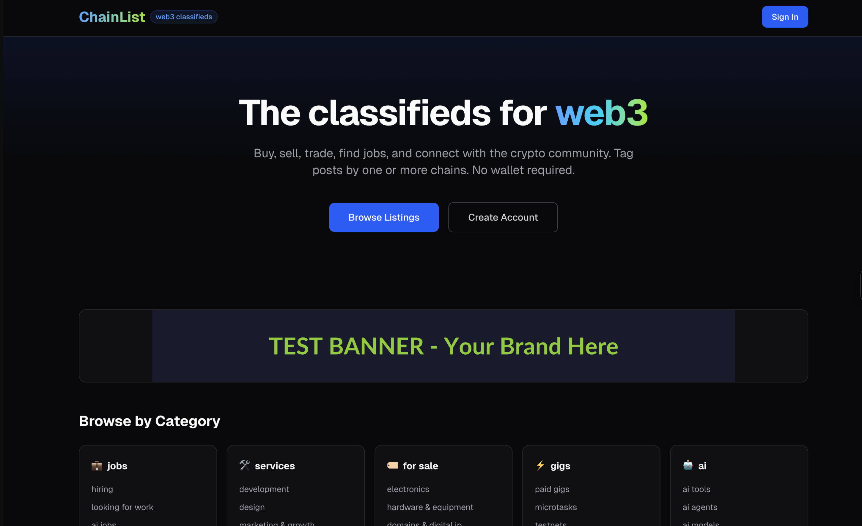 ChainList - Screenshot 2 showing product features and functionality