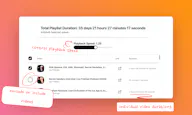 YouTube Playlist Calculator