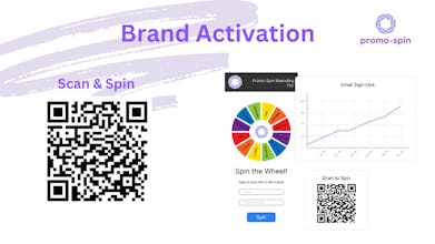 QR コード ゲーム: Promo-Spin で参加者を魅了し、データをキャプチャします