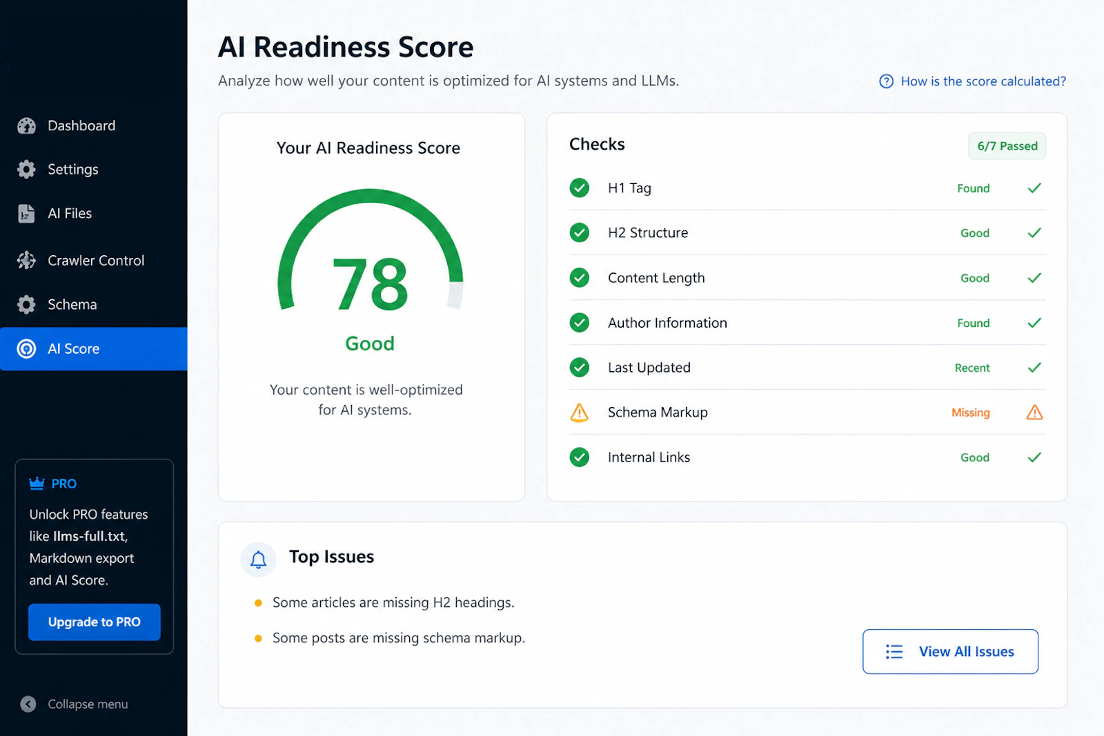 Micropedia AI Search Optimizer screenshot 6