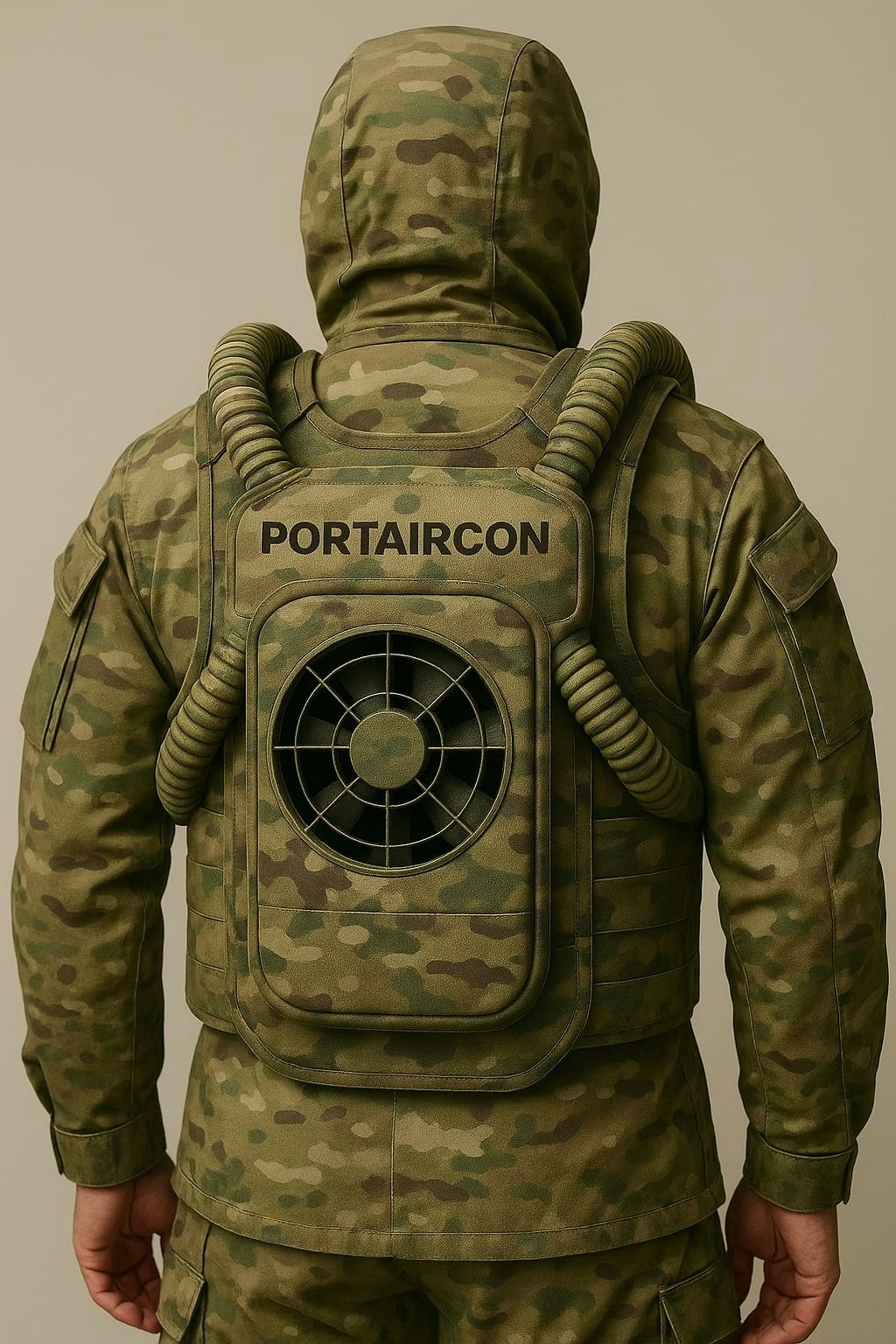 Portaircon- 웨어러블 에어컨 - 야외 작업, 스포츠 및 여행을위한 개인 기후 제어 미디어 3