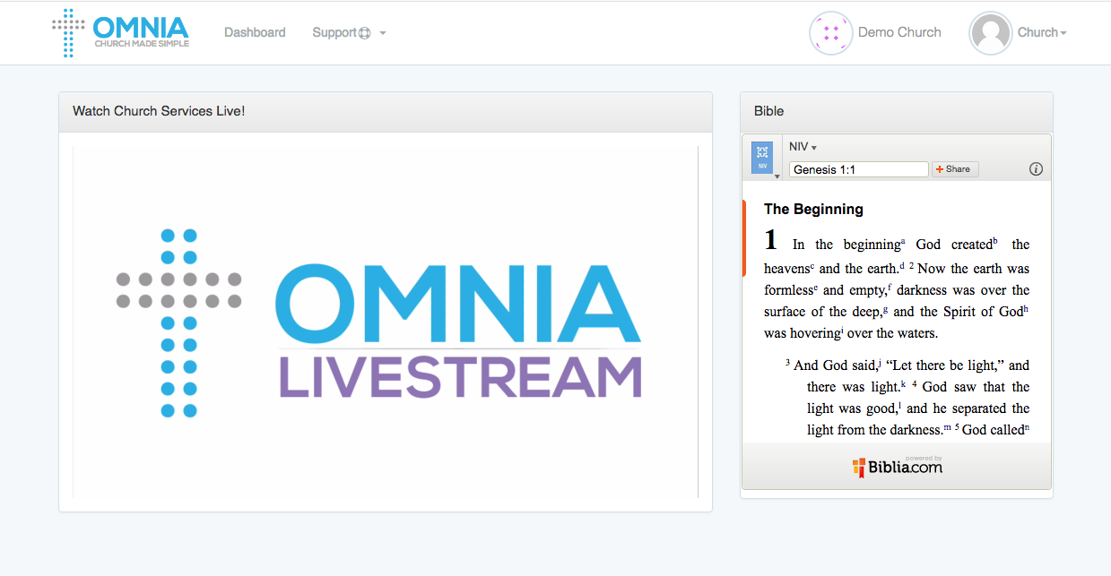 Omnia Livestream gallery image