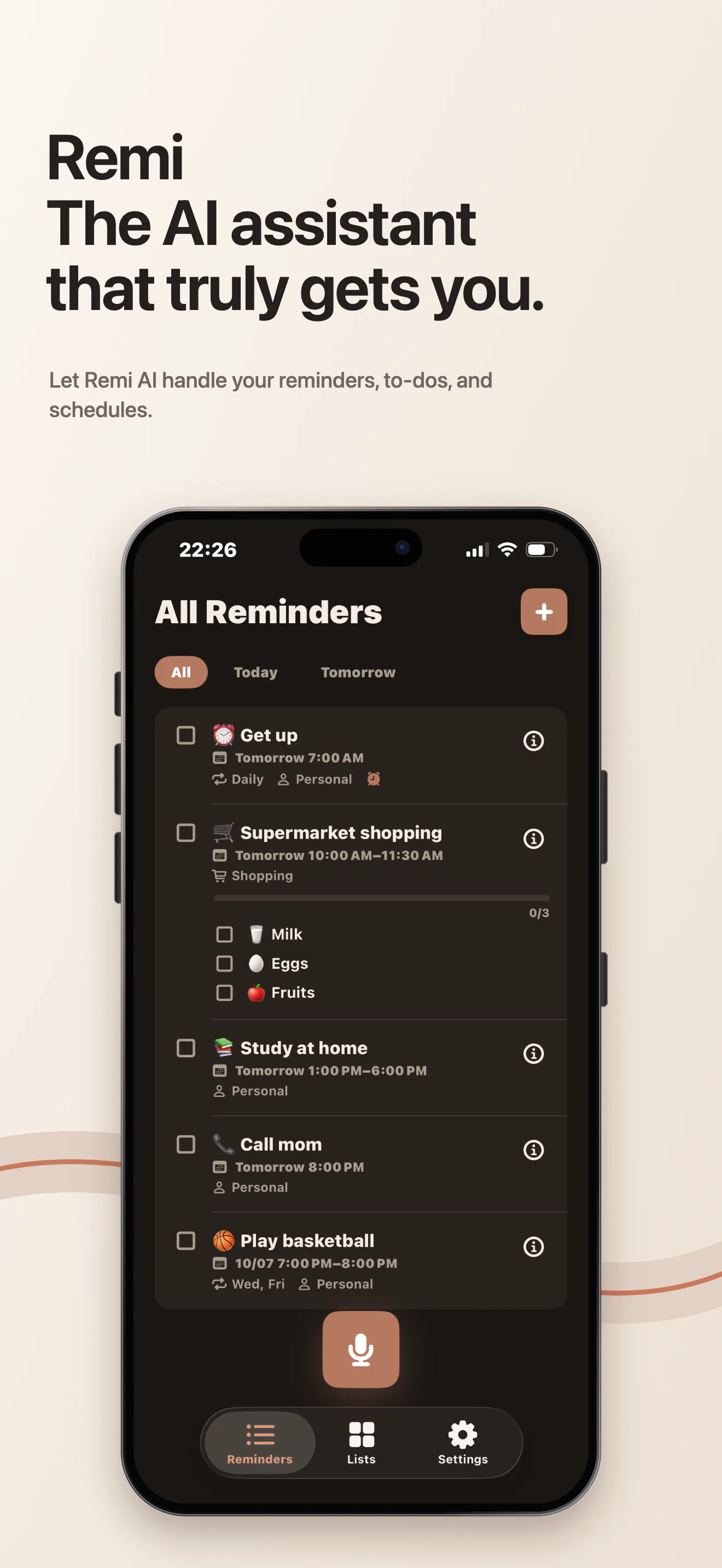 Remi - AI Reminders & To-Dos gallery image