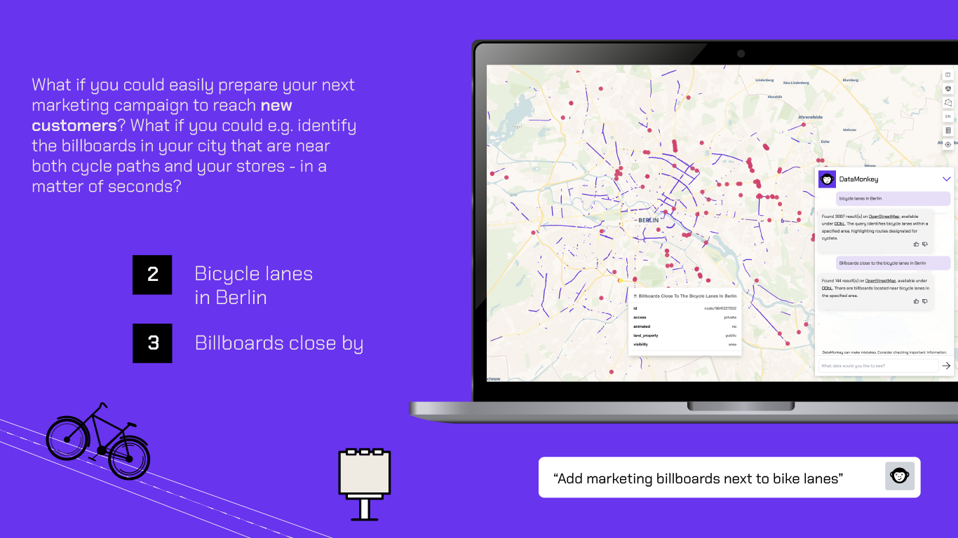 DataMonkey - Ваш Geoai для объединения с данными на основе карты на основе карты медиа 5