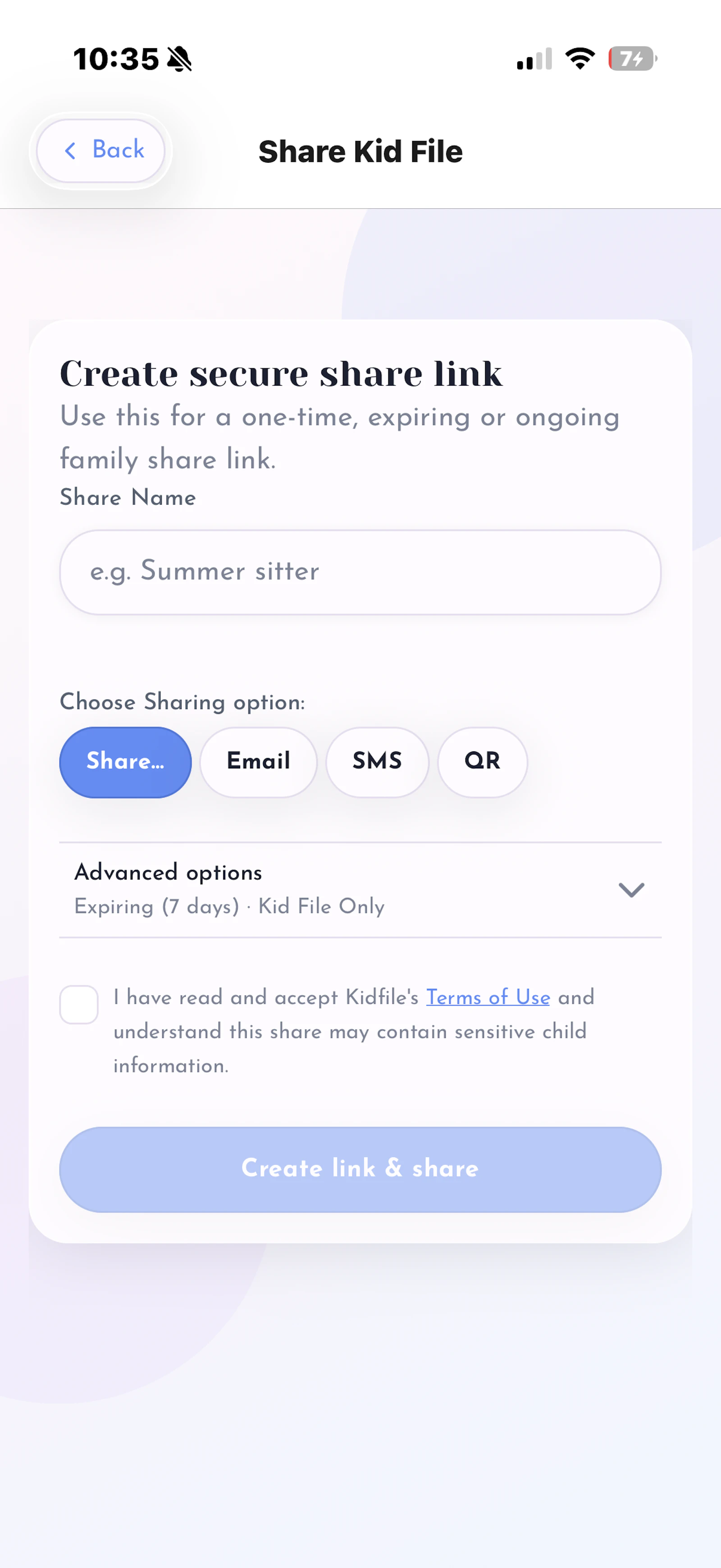 Kidfile screenshot 16