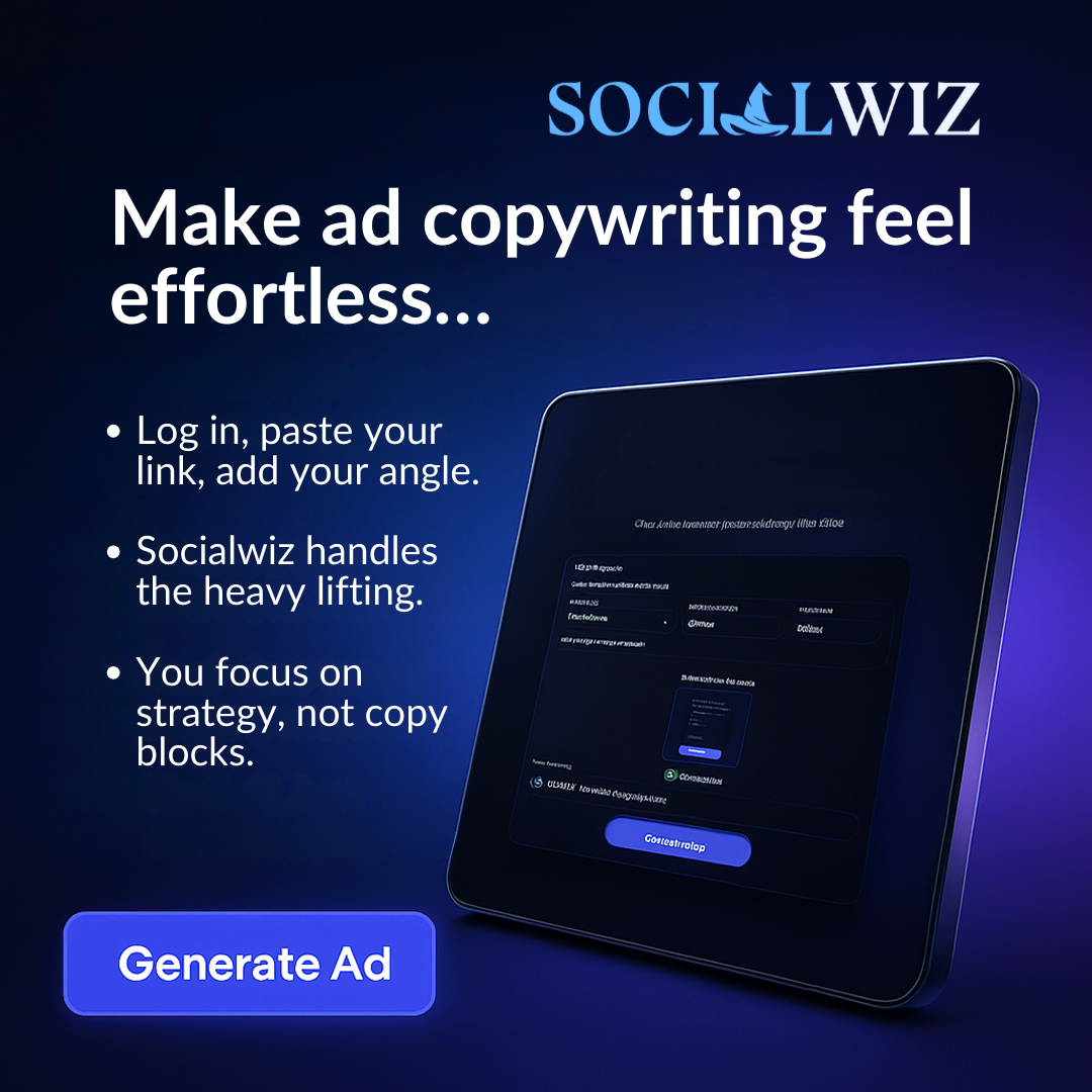 Socialwiz Ad Copy Generator - Create Platform-Ready Ad Copy in Seconds! media 6