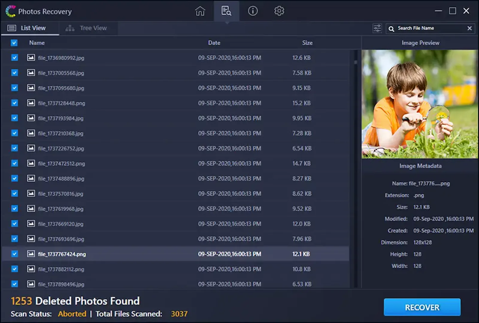 Photos Recovery screenshot 1