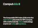 Computable GPU Index (CGI)