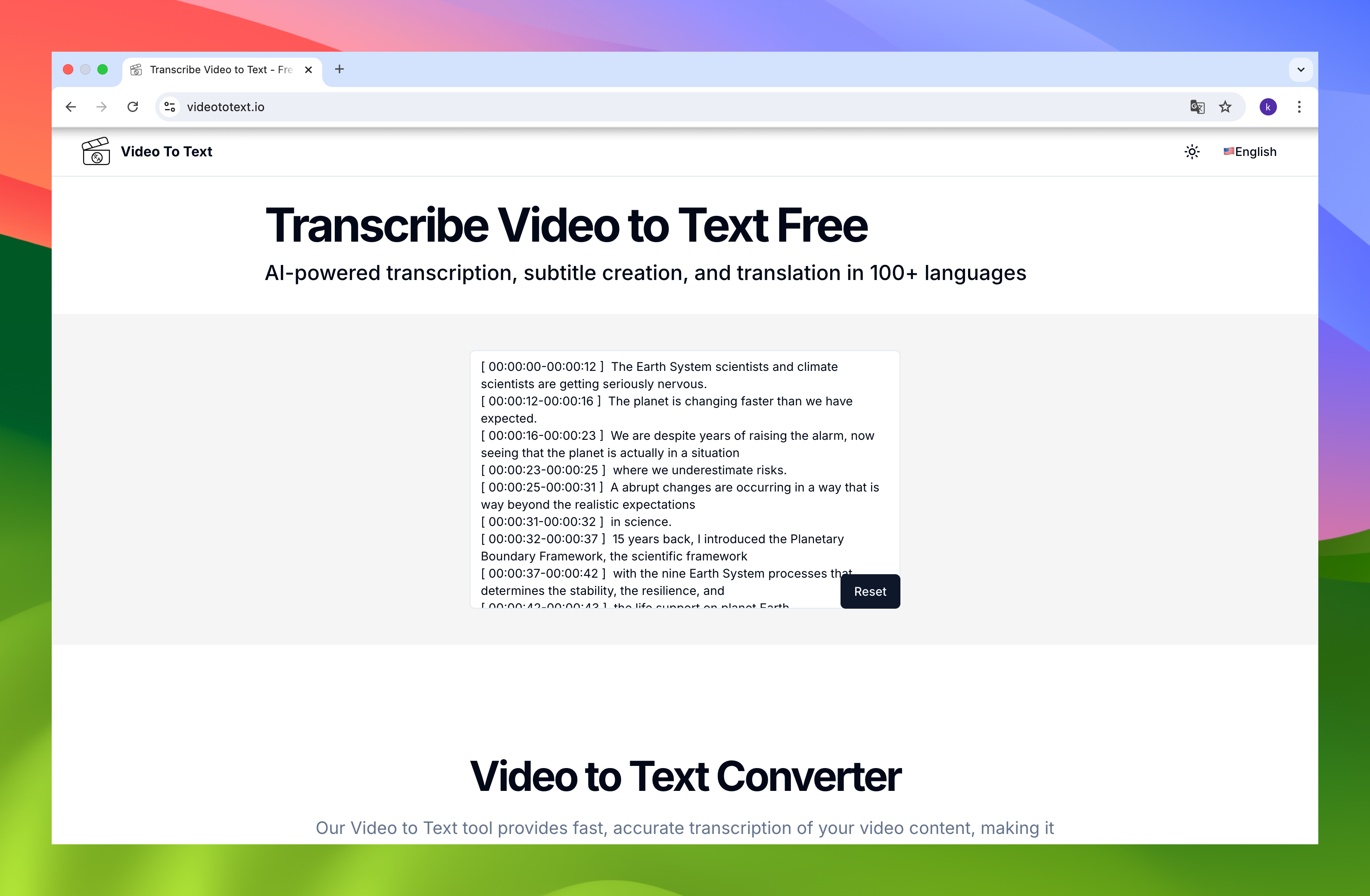 Transkrip video ke teks media 4