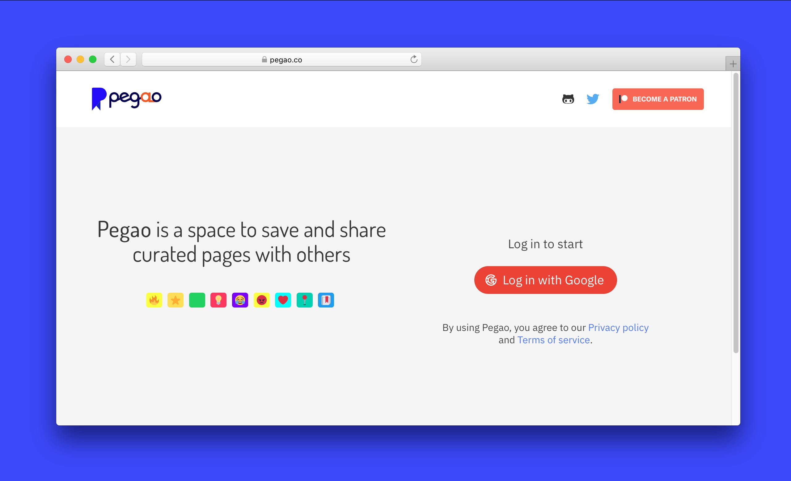 Pegao | Save your links into lists media 1