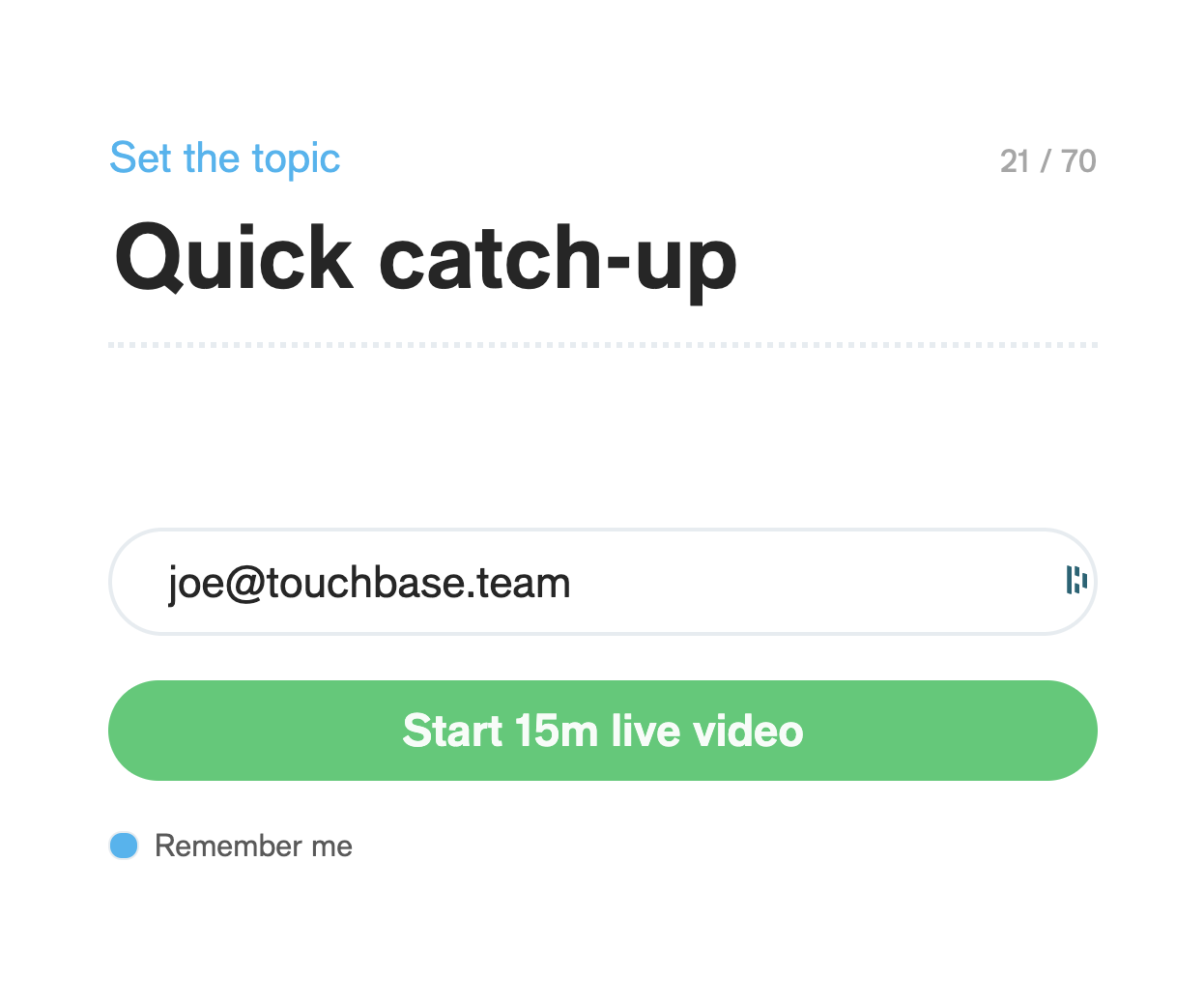 Touchbase gallery image