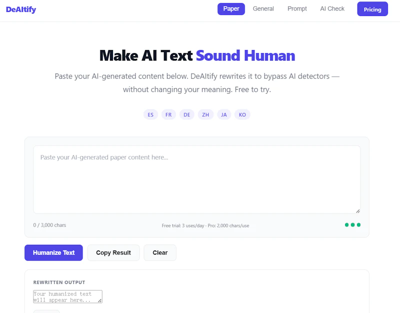 DeAItify screenshot 1