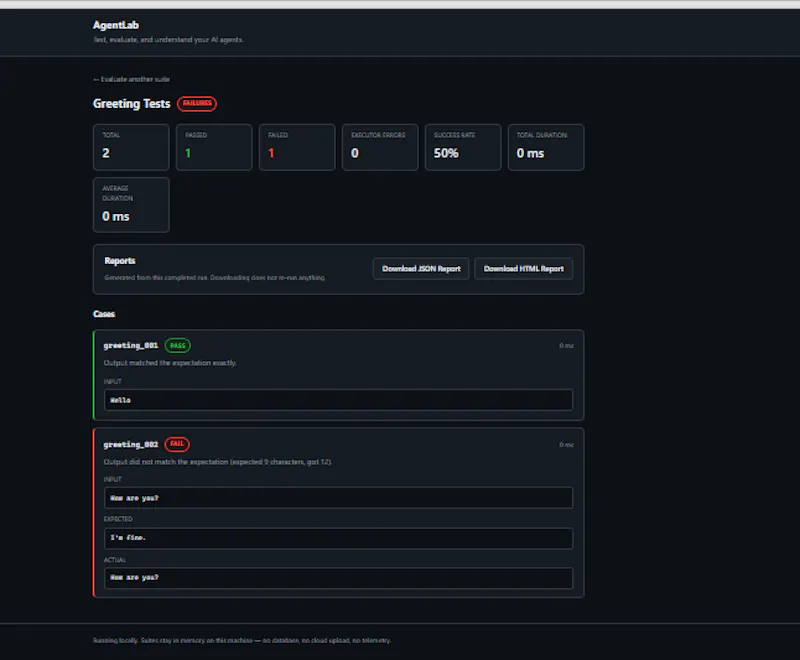 AgentLab screenshot 3