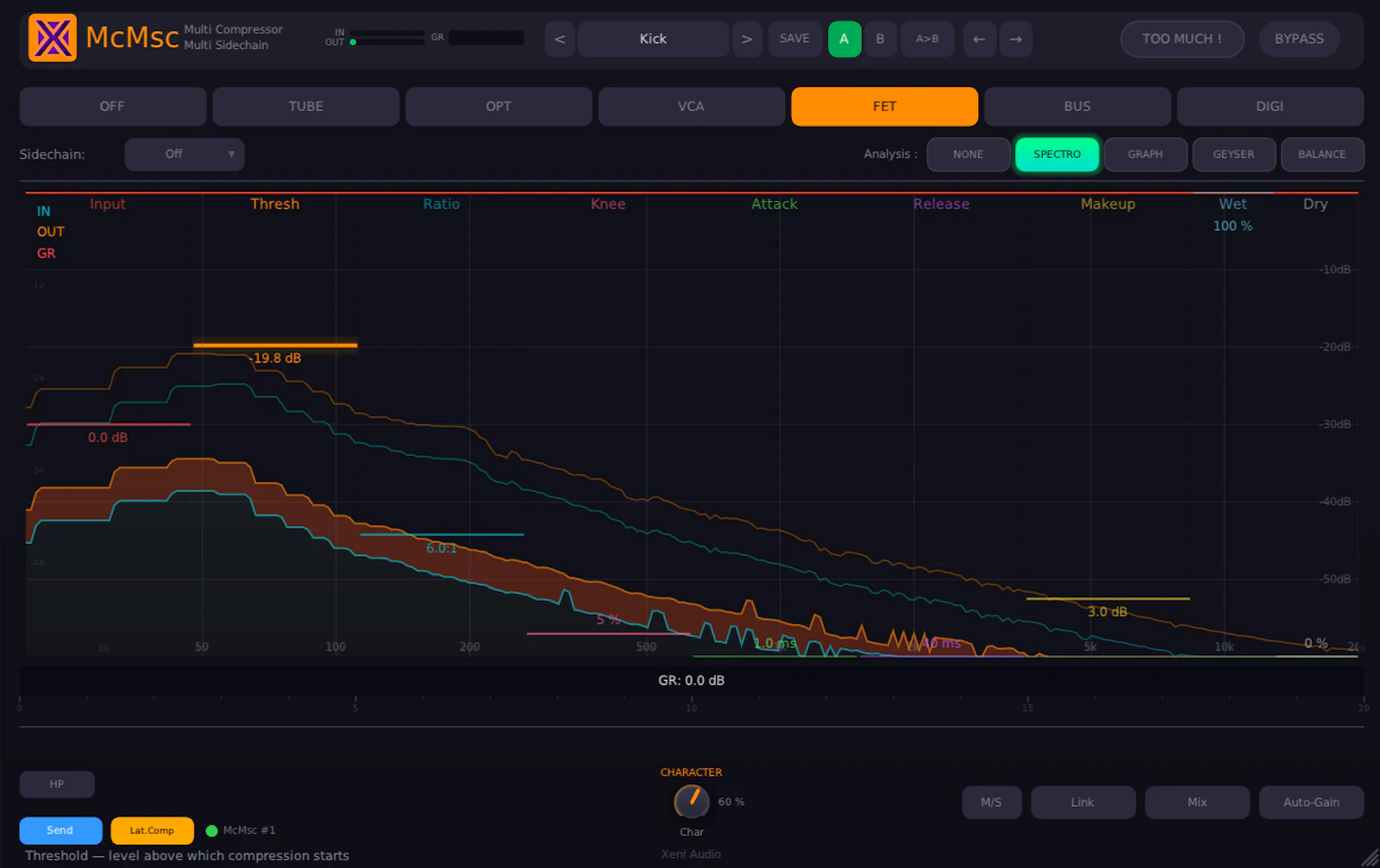McPlugins Compressor Suite — XeniAudio screenshot 3
