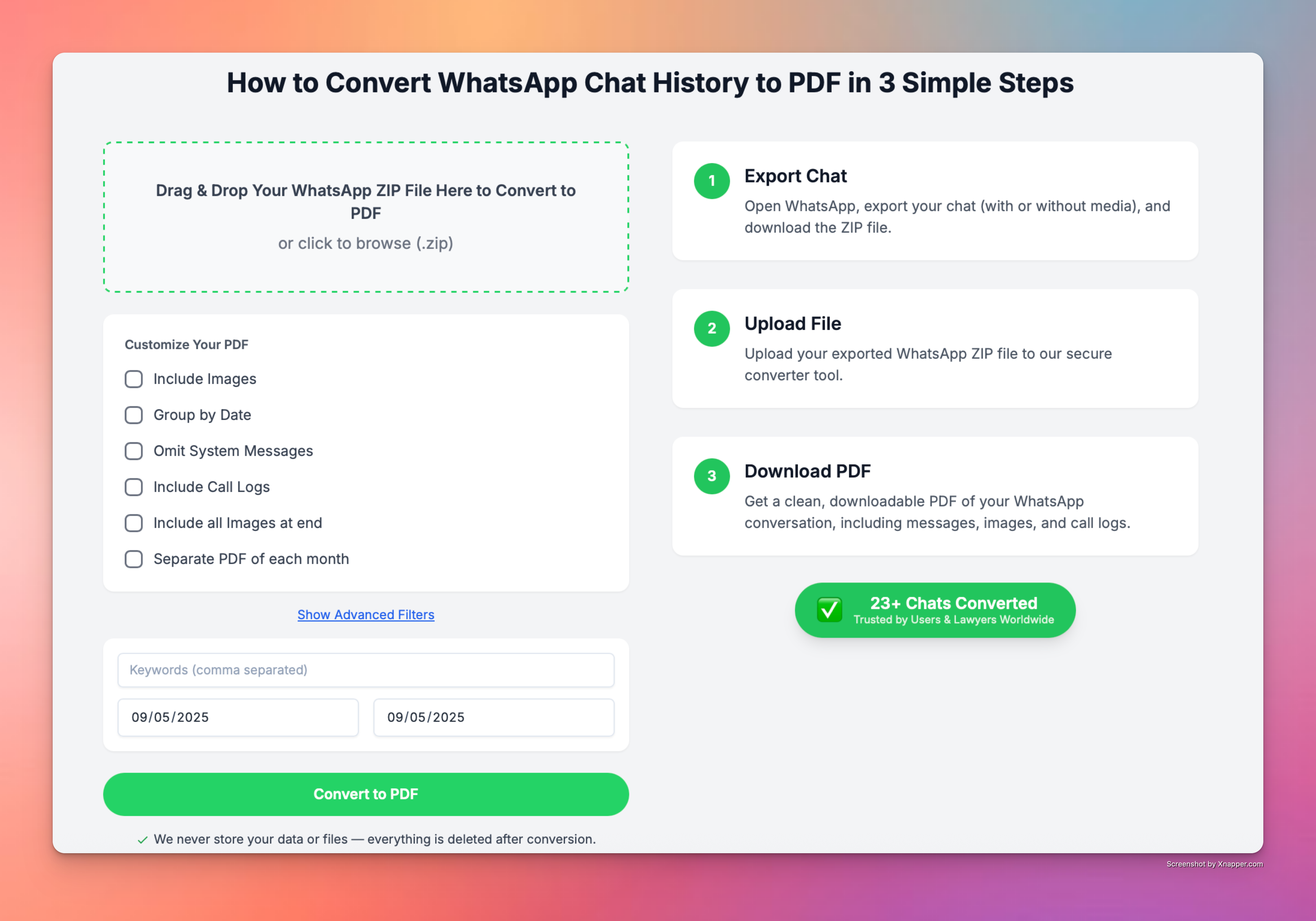 whatsapp เป็นตัวแปลง PDF media 2