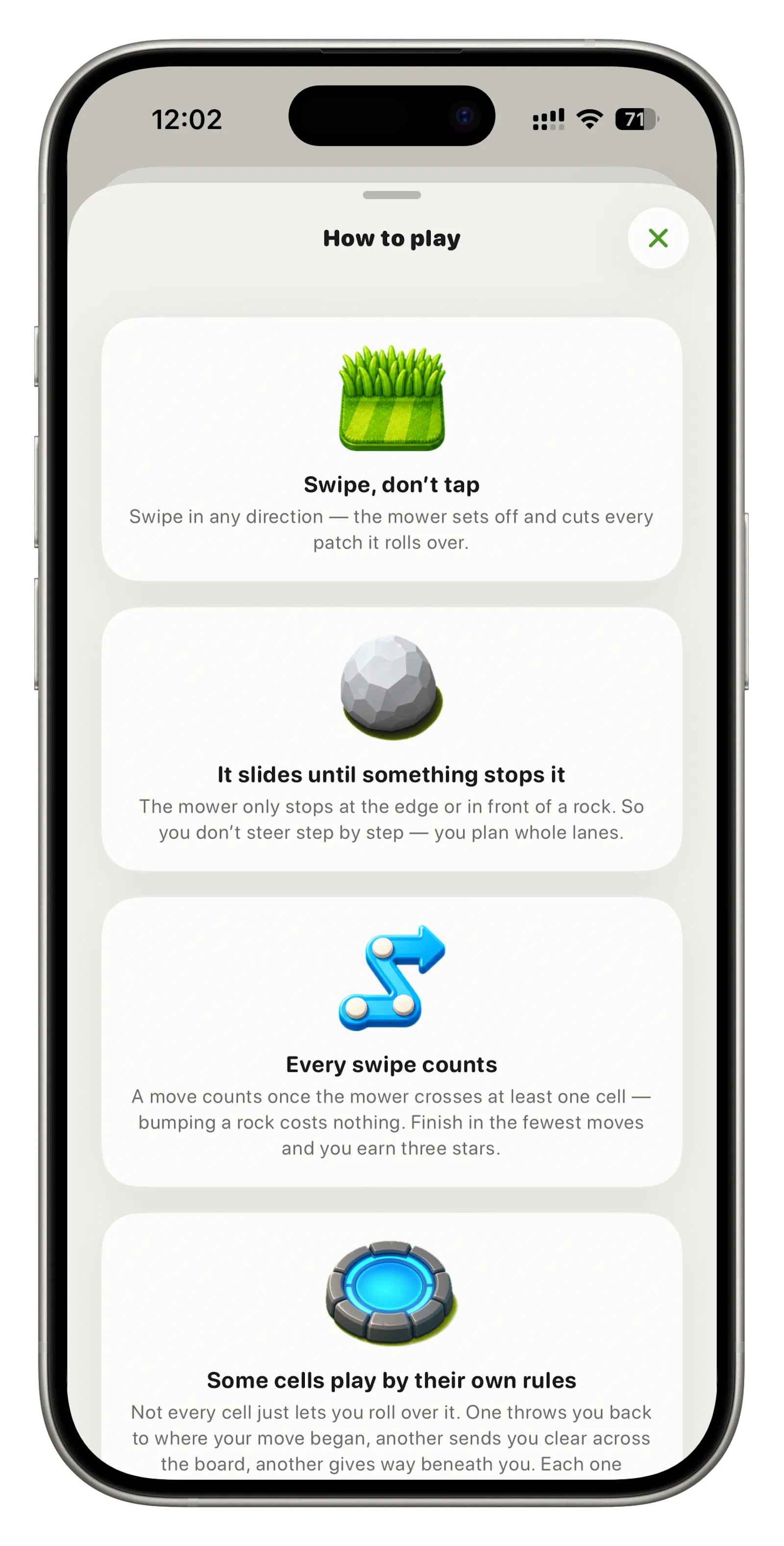 Lawn Slide - Mow & Puzzle  screenshot 12