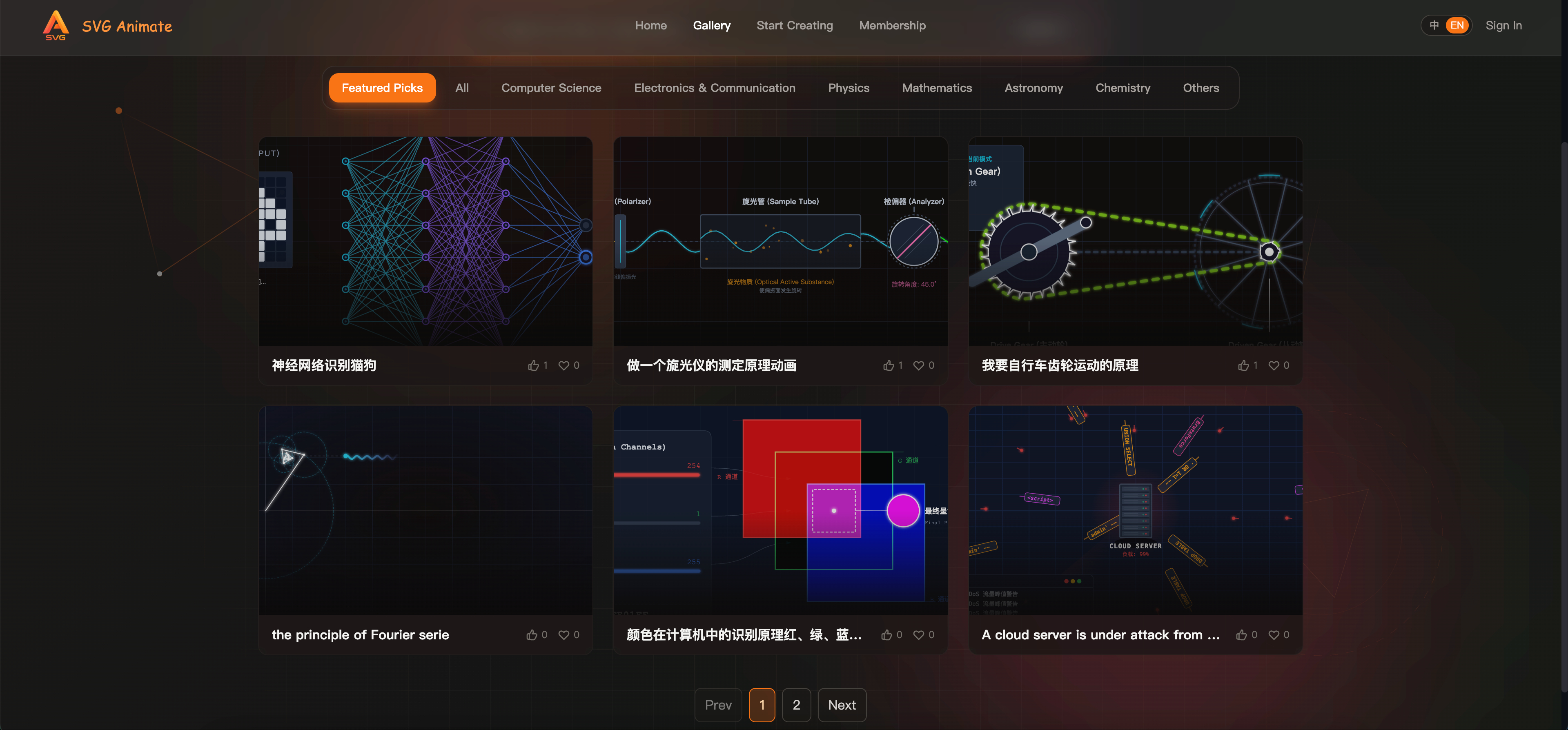 SvgAnimate - Screenshot 2 showing product features and functionality