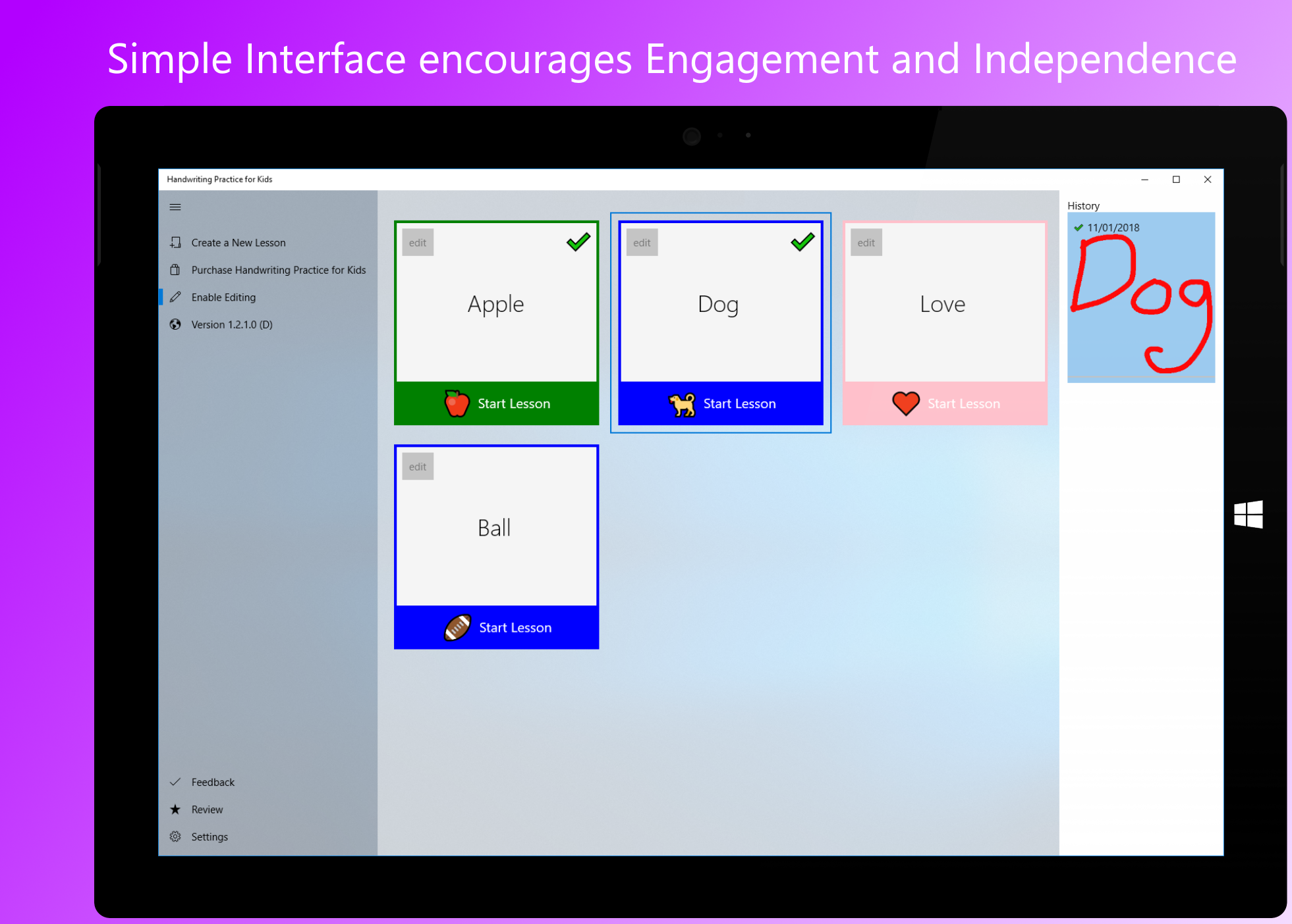 Handwriting Practice for Kids gallery image