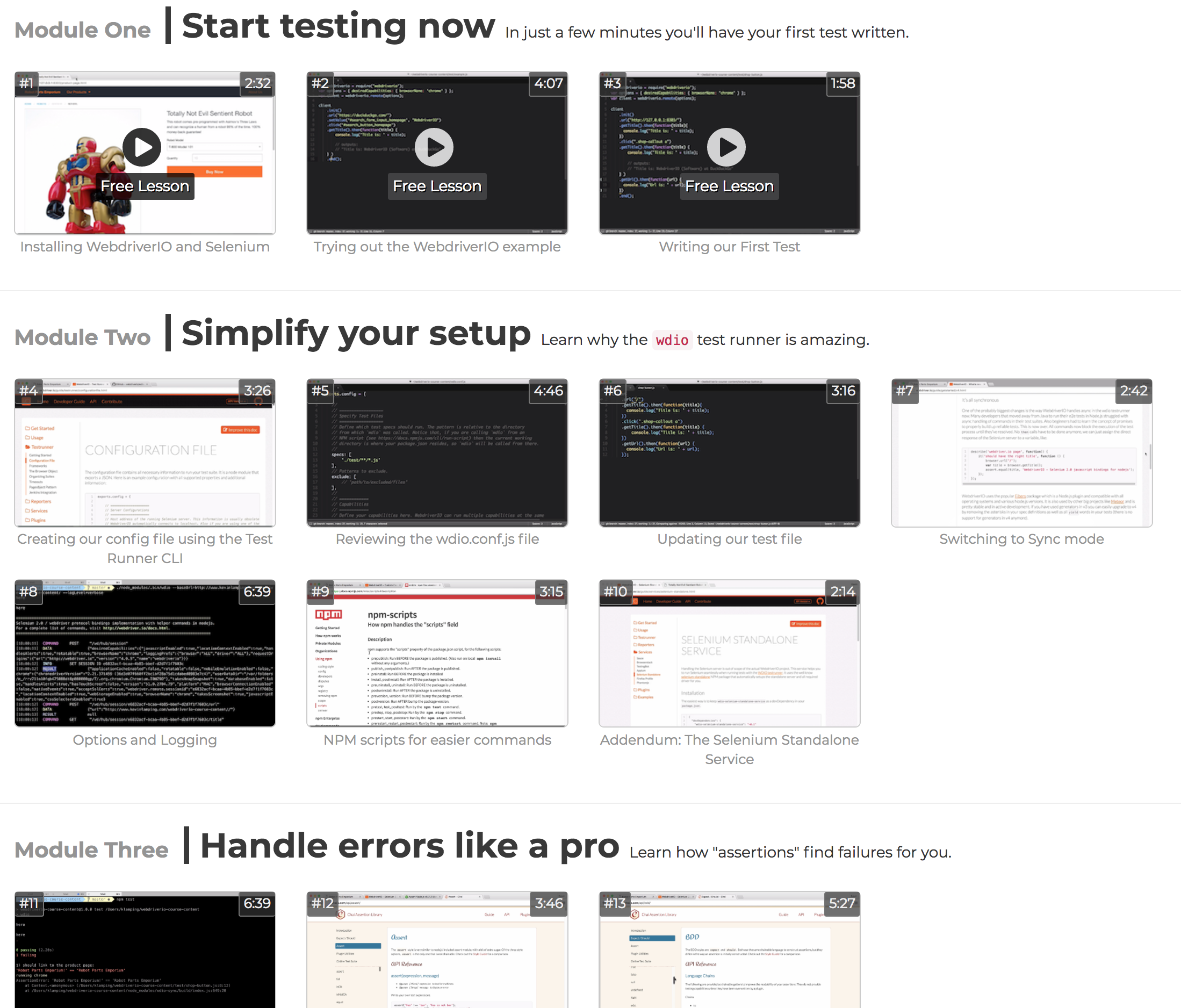 Learn WebdriverIO gallery image
