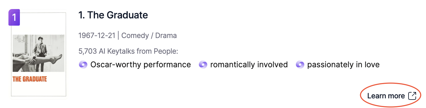 Poll option Learn More image