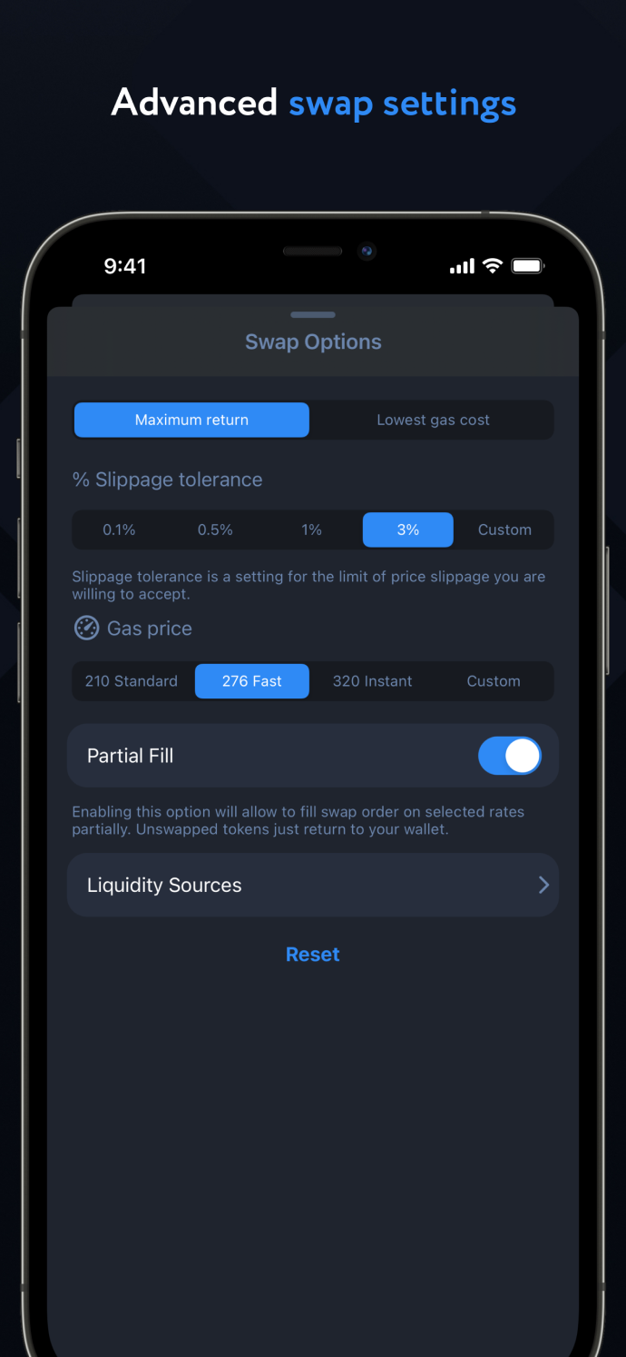 1inch DeFi Wallet gallery image